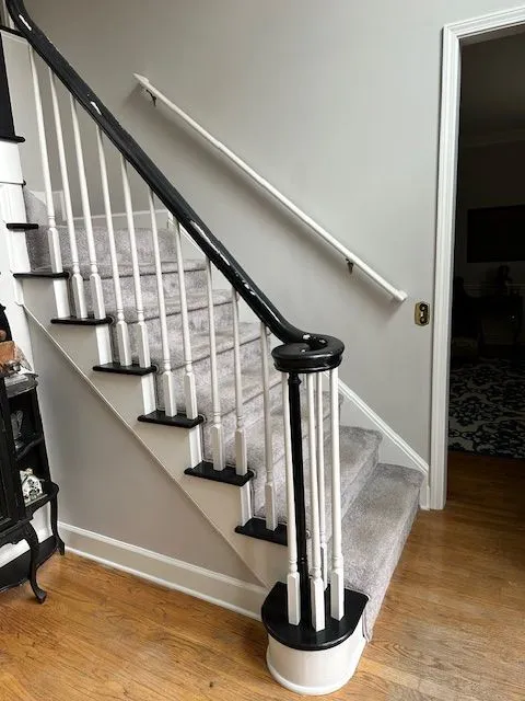 Large foyer &mdash; before painting