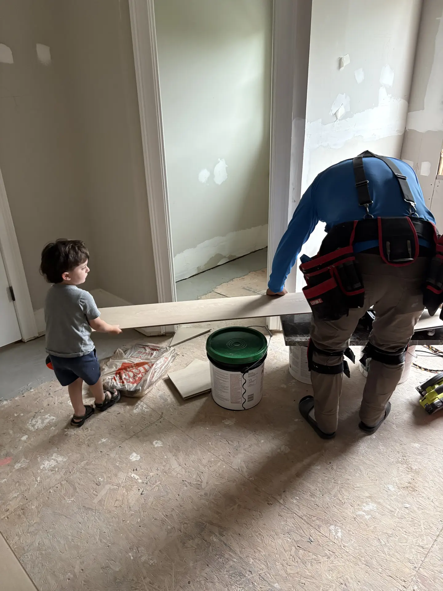 Bathroom remodel work in progress